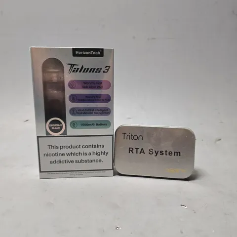 BOX OF APPROXIMATELY 15 ASSORTED E-CIGARETTES PRODUCTS TO INCLUDE - ASPIRE , HORIZON TECH TALOONS 3 ETC
