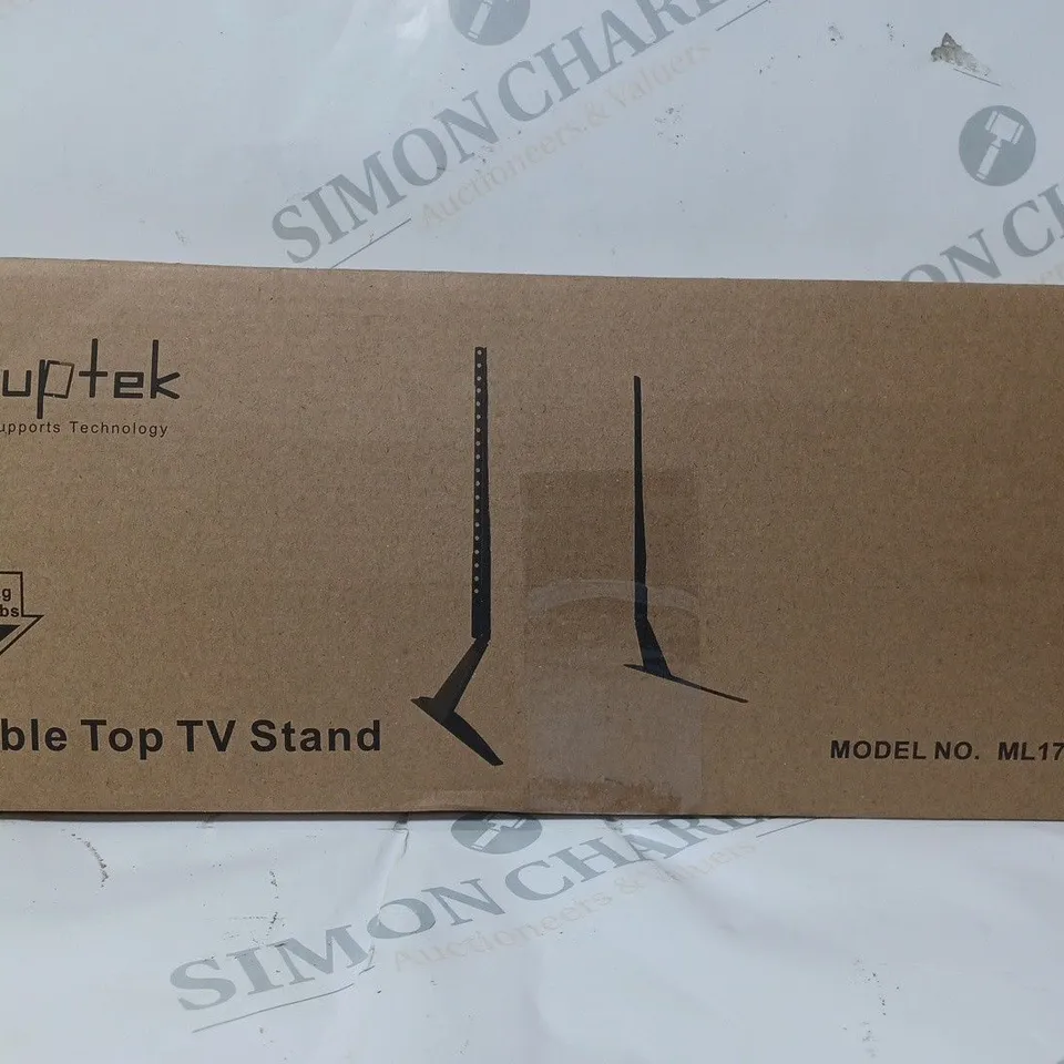 BOXED SUPTEK TABLE TOP TV STAND 50KG