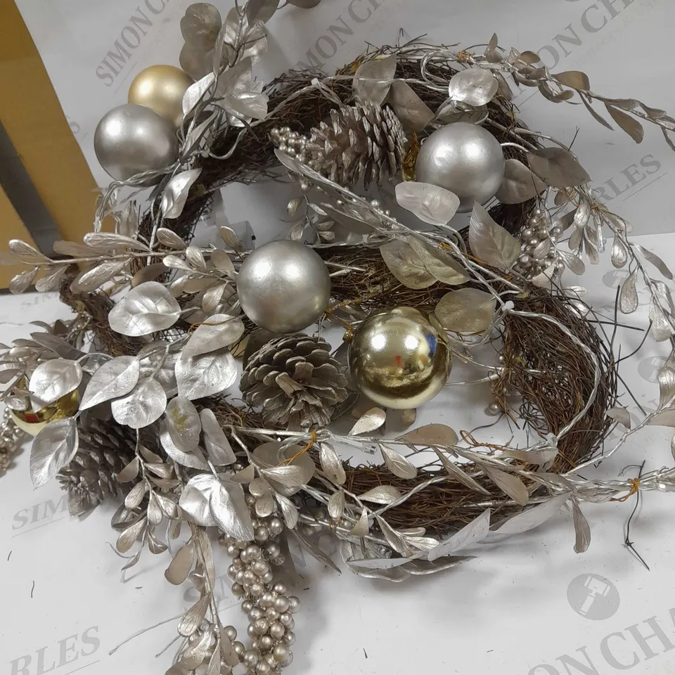 6FT CHAMPAGNE GOLD PRE LIT GARLAND RRP £39.99