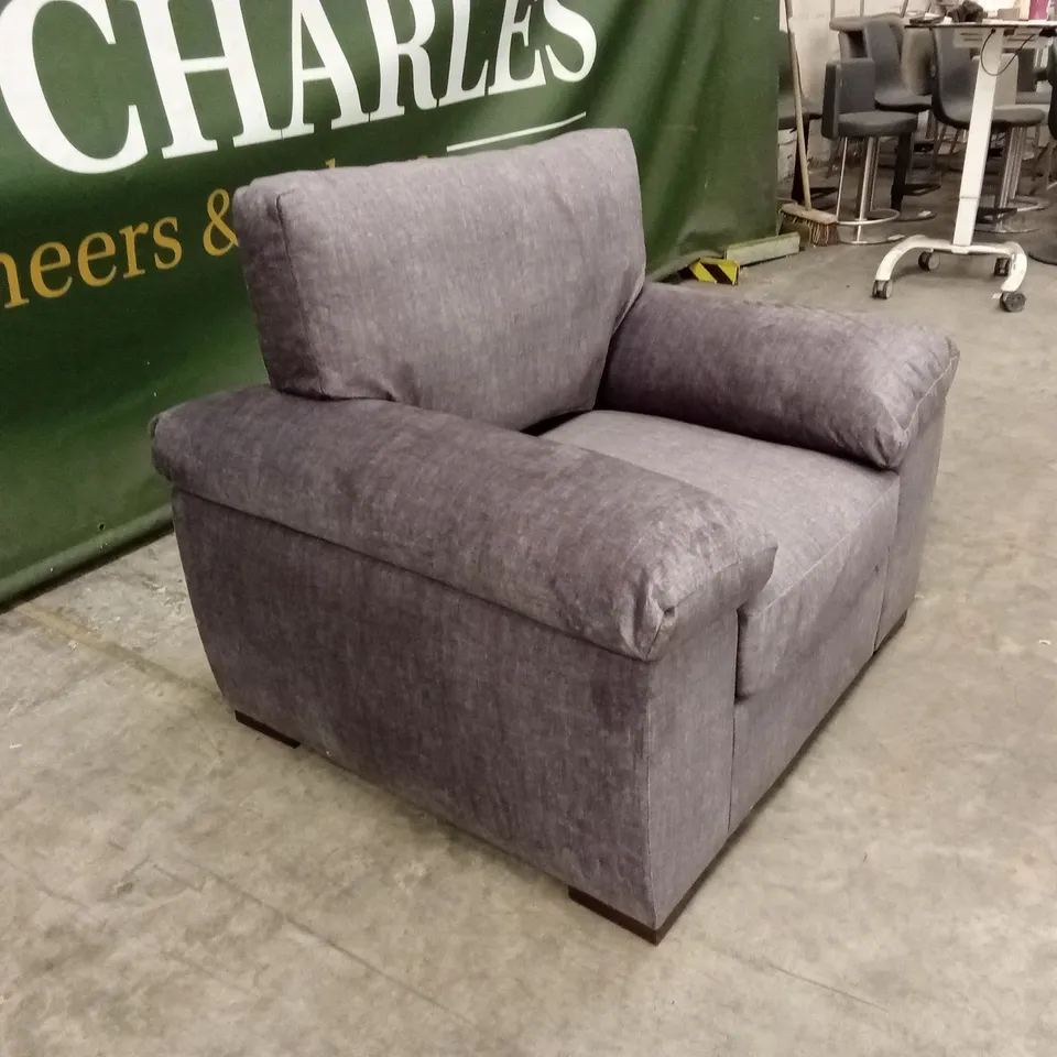 ELIZA FABRIC ARMCHAIR - GREY RRP £499