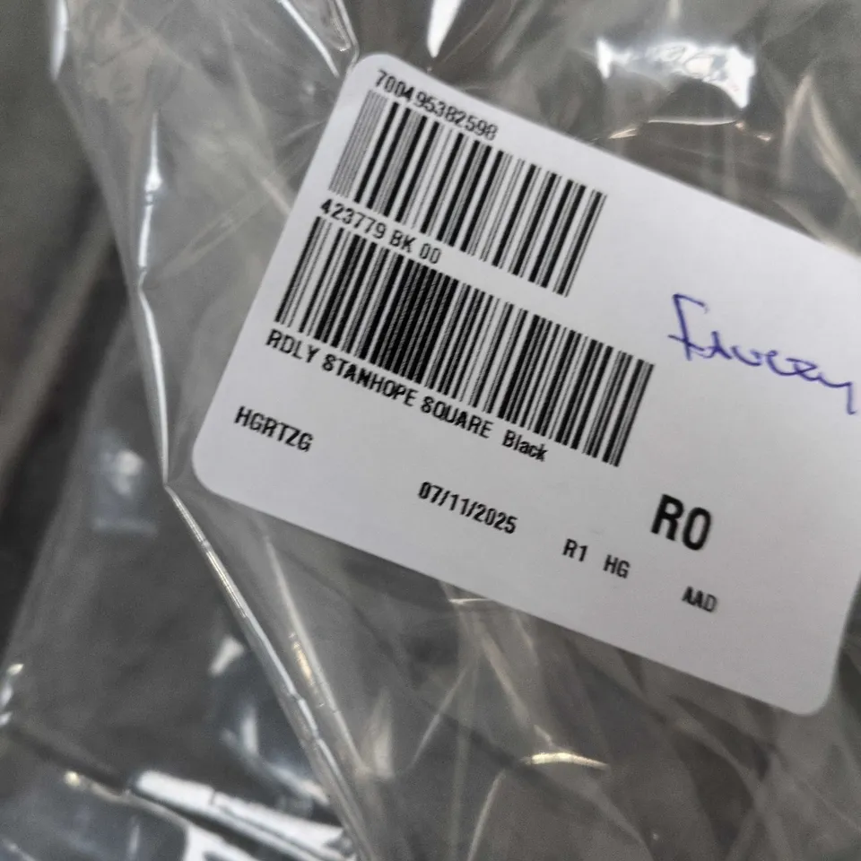 RADLEY LONDON STANHOPE SQUARE BLACK LEATHER HANDBAG