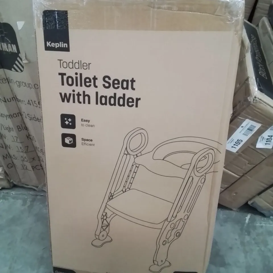 BOXED KEPLIN TODDLER TOILET SEAT WITH LADDER