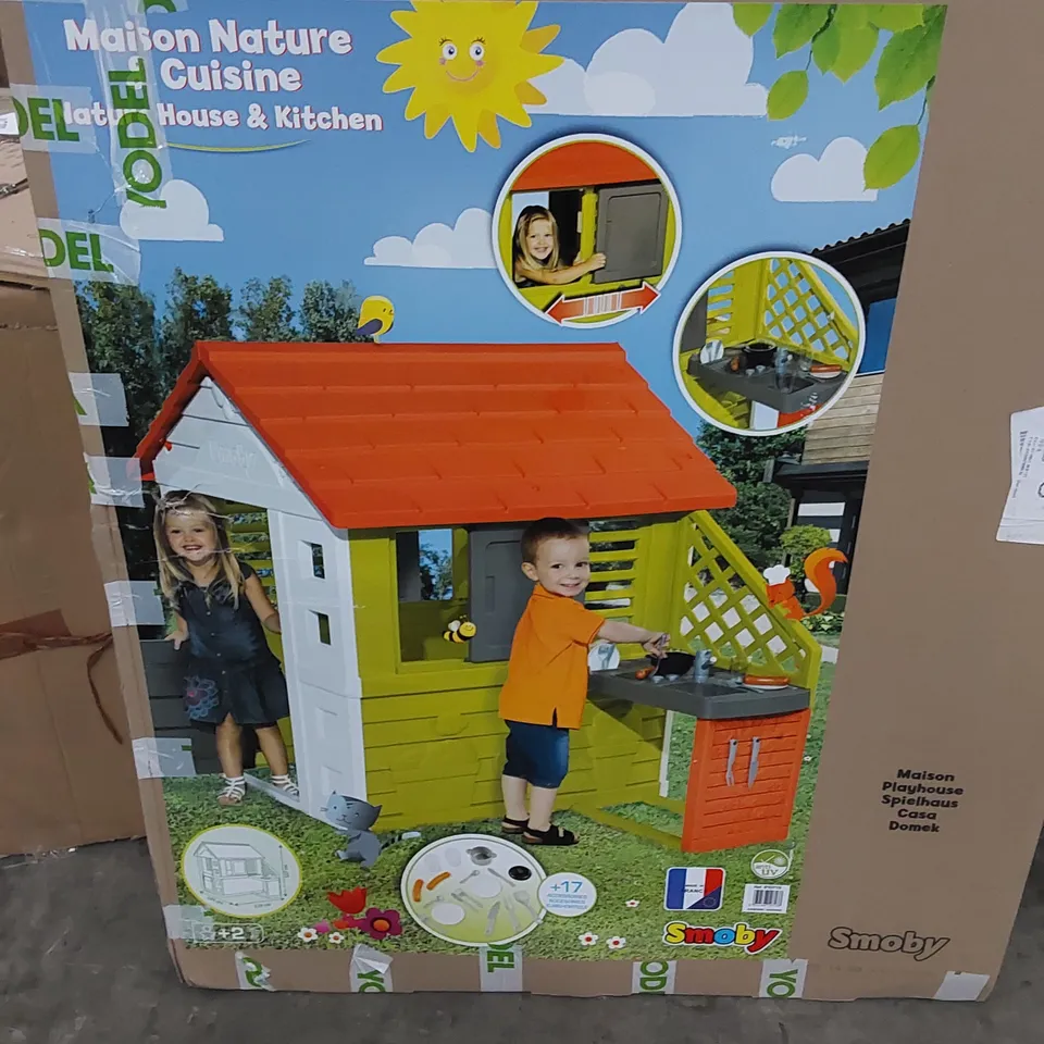 BOXED SMOBY MAISON NATURE CUISINE NATURE HOUSE AND KITCHEN PLAYHOUSE