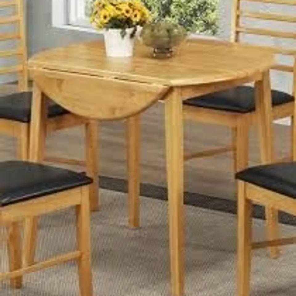 Hanover round drop leaf table