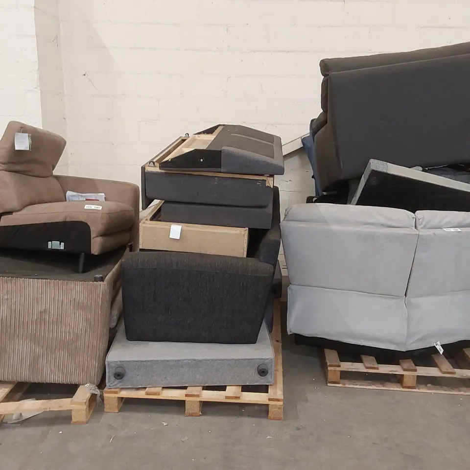 6 X PALLETS OF ASSORTED SOFA PARTS AND ARMCHAIR PARTS 