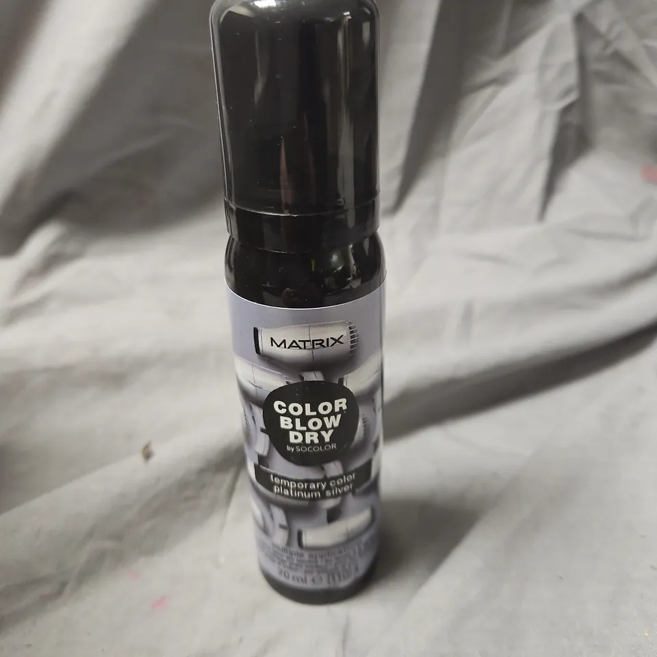 APPROXIMATELY 24 MATRIX COLOR BLOW DRY TEMPORARY HAIR COLOR SPRAY – PLATINUM SILVER, 70ML