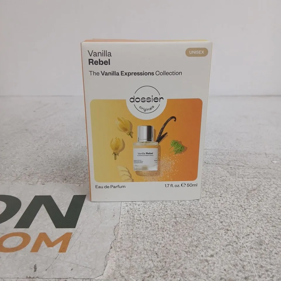 DOSSIER ORIGINALS VANILLA REBEL THE VANILLA EXPRESSIONS COLLECTION UNISEX EAU DE PARFUM 50ML