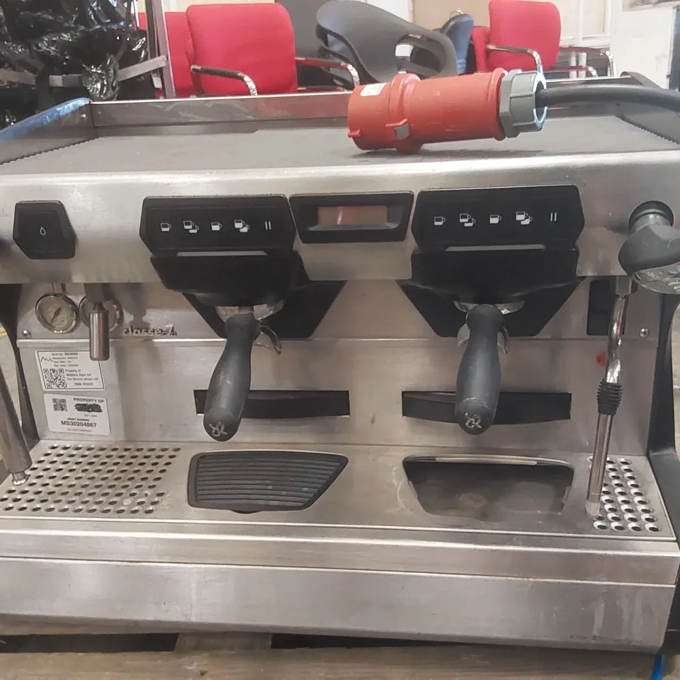 RANCILIO CLASSE 7 2 GROUP COMMERCIAL COFFEE MACHINE WITH ISTEAM