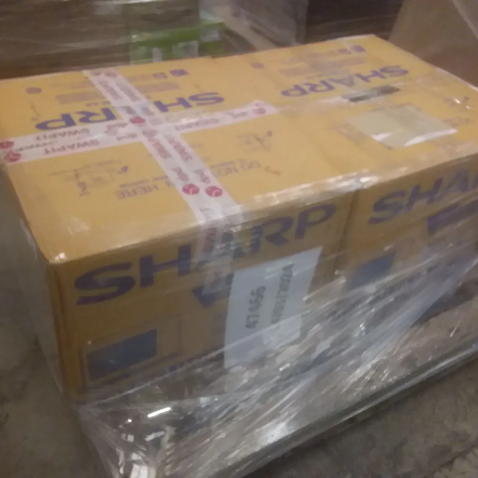 PALLET OF TWO UNTESTED RAW RETURN SHARP COMBINATION MICROWAVES 40 LITRE 900 WATT