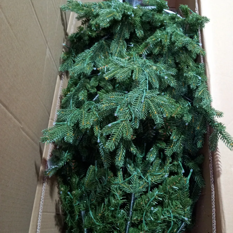 SANTA'S BEST 116 FUNCTION PRE-LIT AUBURN CHRISTMAS TREE - COLLECTION ONLY