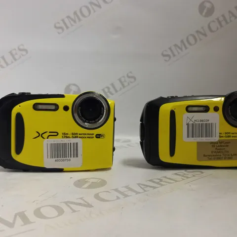 FUJIFILM X80 AND FUJIFILM XP90 LOT - YELLOW 