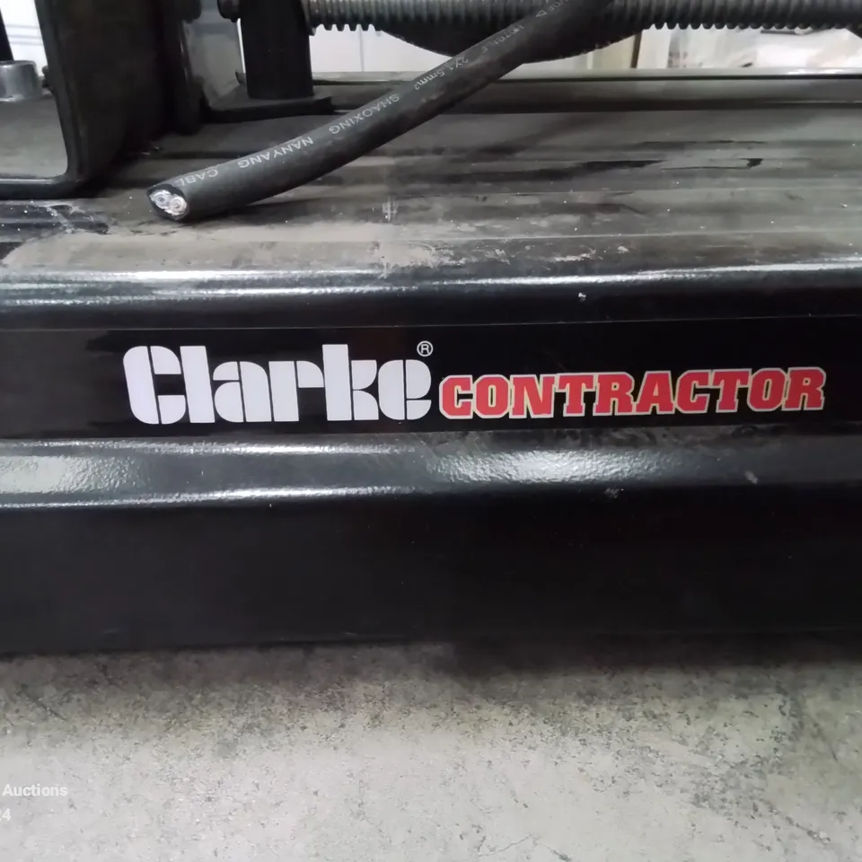 CLARKE YELLOW CHOP SAW (UNTESTED)