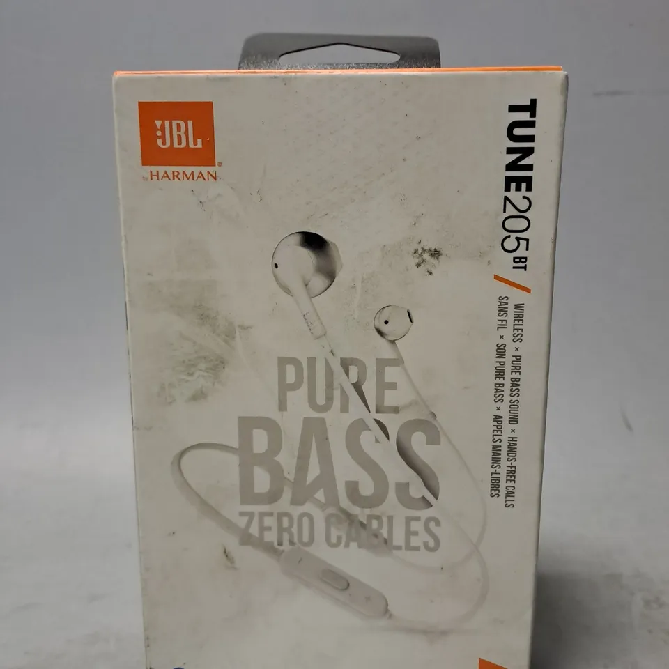 BOXED JBL TUNE 205 BT EARBUDS