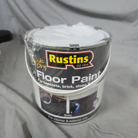 RUSTINS FLOOR PAINT β GREY, 2.5 LITRE