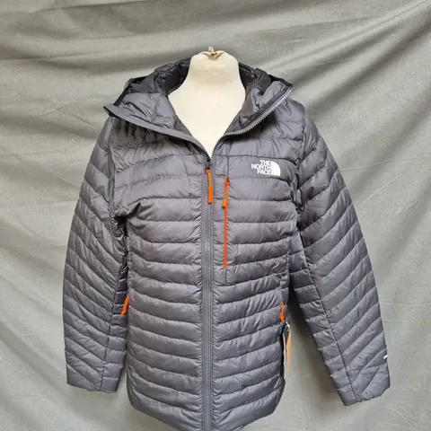 THE NORTH FACE QUILTED JACKET - GREY - SIZE SMALL