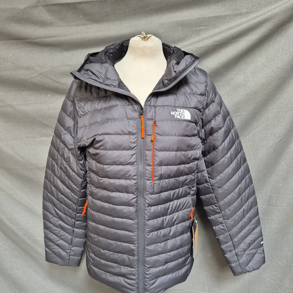 THE NORTH FACE QUILTED JACKET - GREY - SIZE SMALL