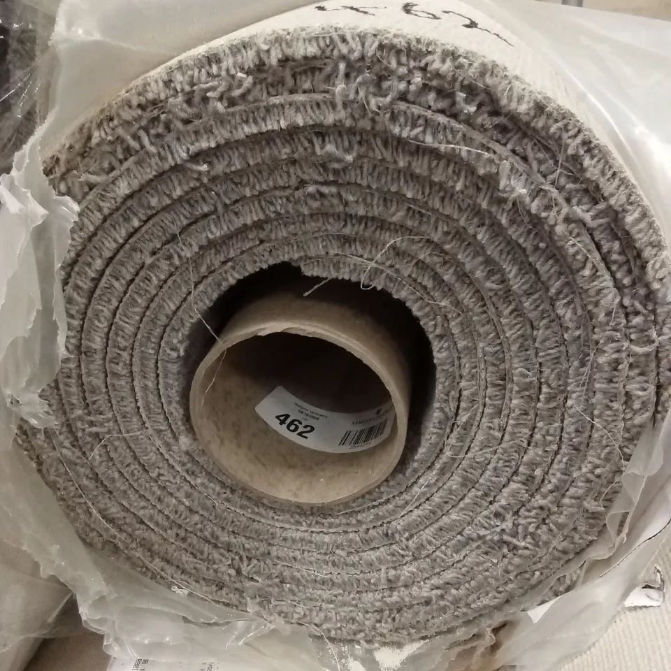 ROLL OF QUALITY SWALEDALE GREY TRUFFLE CARPET // APPROX SIZE: 4 X 4.65m