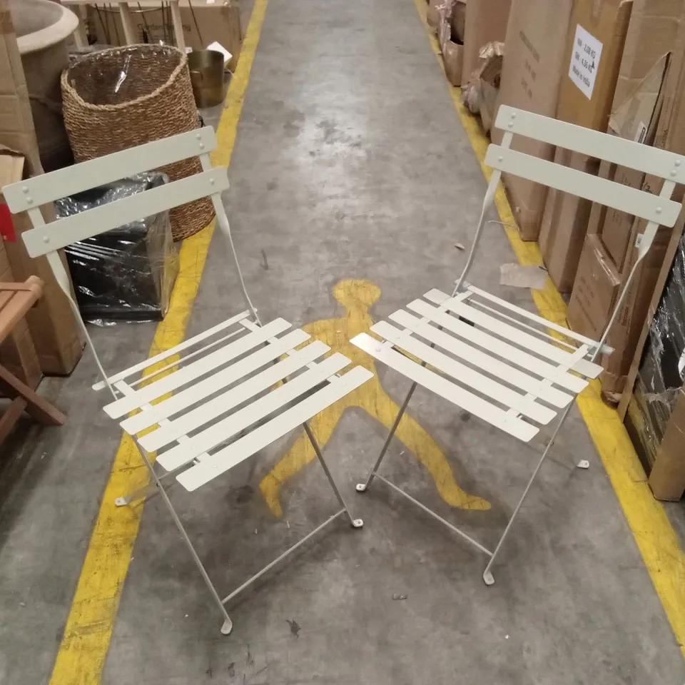 RIVE DROITE SET OF 2 BISTRO CHAIRS - CLAY