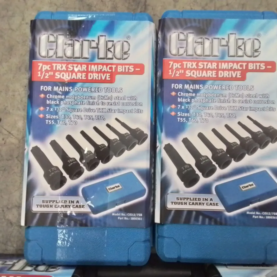MIXED BOX OF TOOLS AND MACHINERY EQUIPMENT TO INCLUDE: X3 85MM MINI PLUNGE SAWS AND X2 TORX/STAR IMPACT BIT SET
