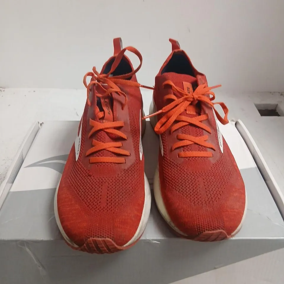 BROOKS LEVITATE RUNNING SHOES - RED, UK 9 (US 10) – BOXED