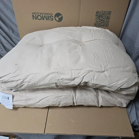 LIVING AND HOME LIGHT GRAY WASHABLE CHENILLE CUSHION HEADBOARD PILLOW, 180CM W X 60CM H