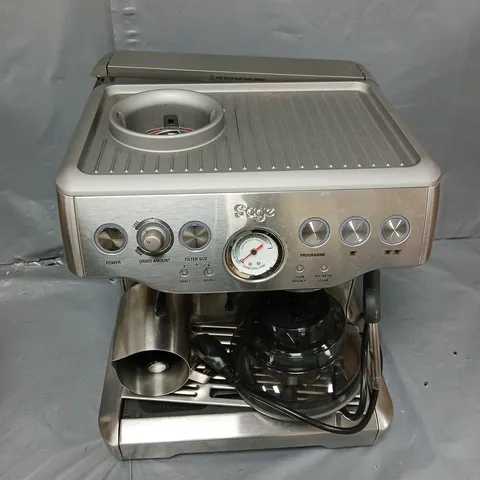 SAGE BARISTA EXPRESS ESPRESSO COFFEE MACHINE - COLLECTION ONLY