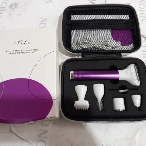 BOXED TILI 5-IN-1 MULTI-FUNCTION HAIR REMOVAL KIT