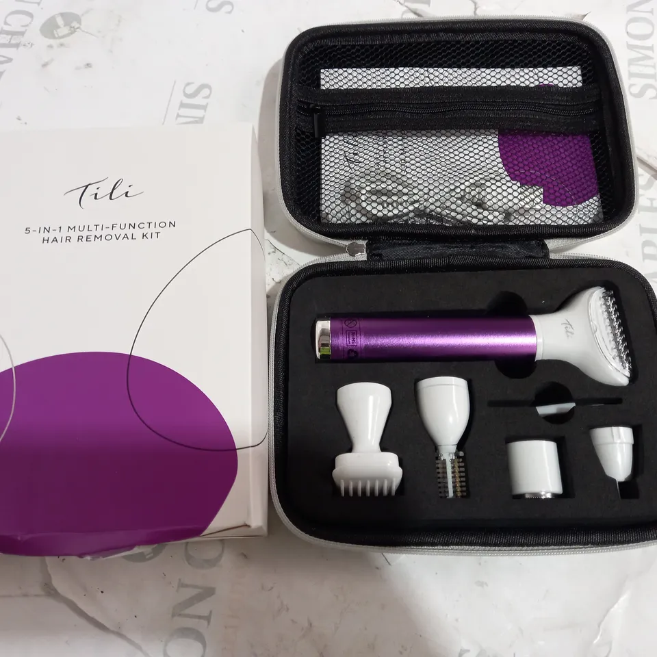 BOXED TILI 5-IN-1 MULTI-FUNCTION HAIR REMOVAL KIT 