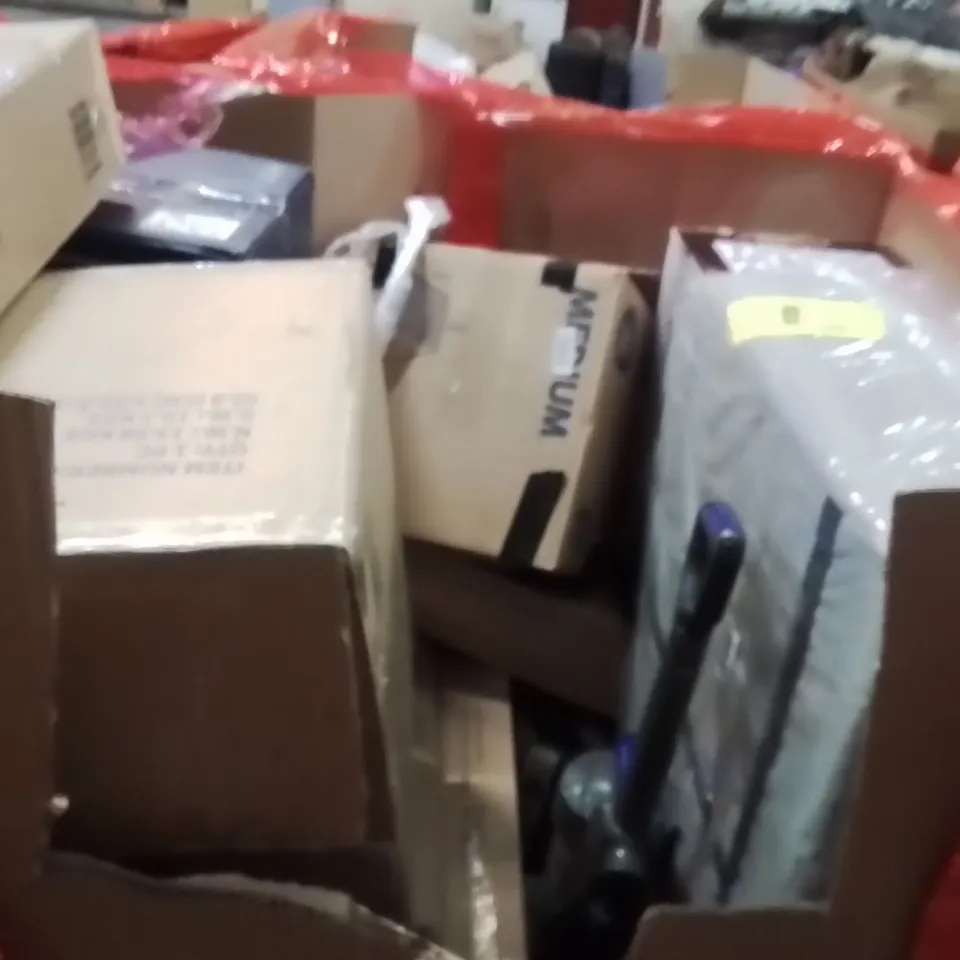 PALLET OF ASSORTED HOUSEHOLD GOODS AND PRODUCTS TO INCLUDE;FAN,HEATER,HOOVER