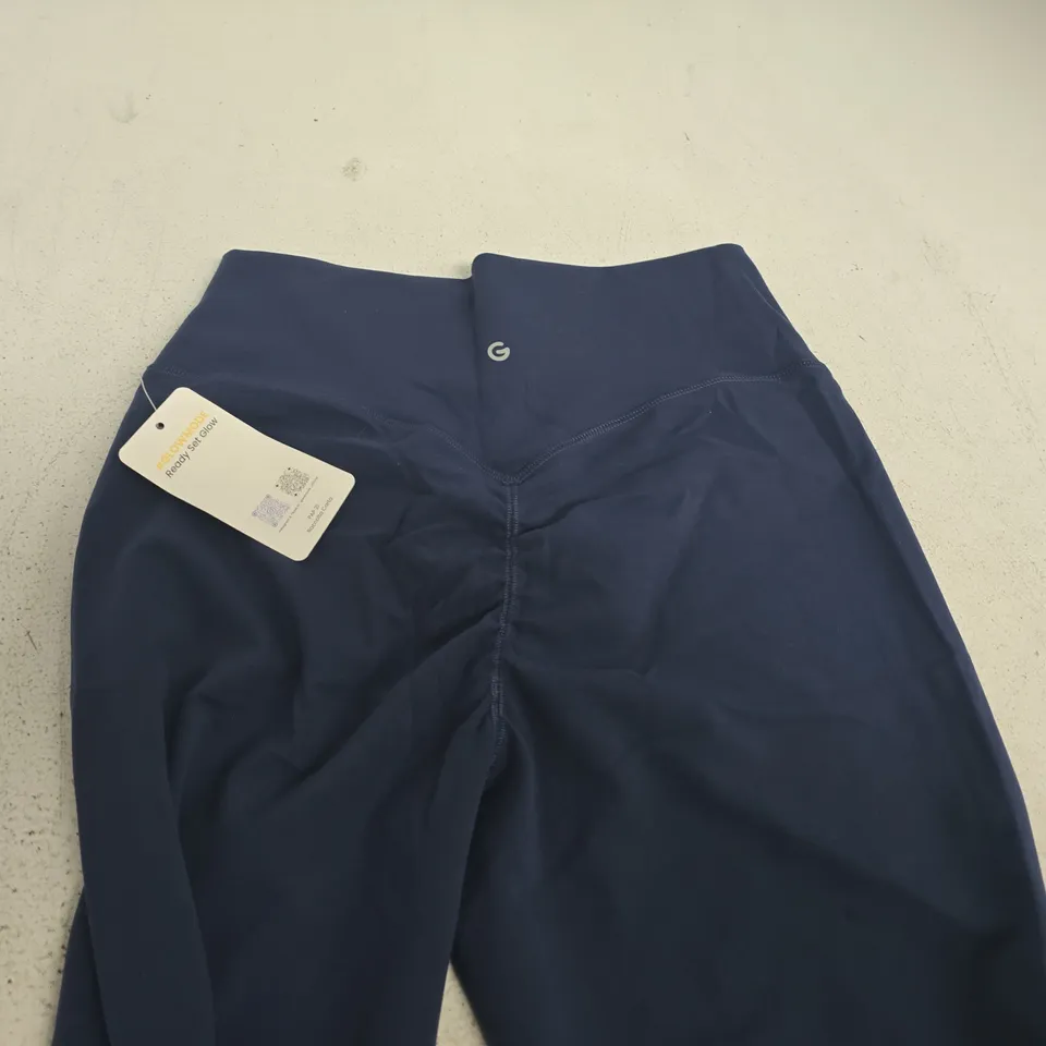 GLOWMODE FLARED TRAINING PANTS IN BLUE - L