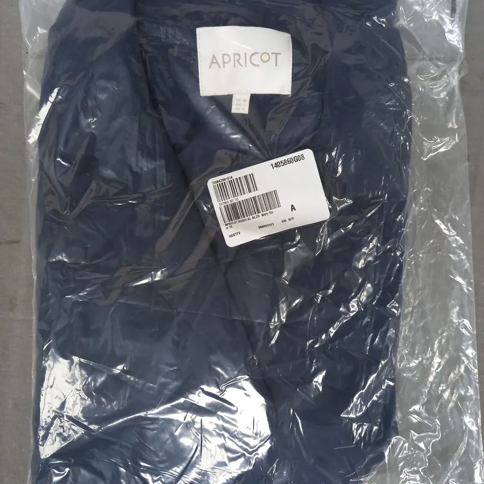 APRICOT RUSH BLAZER IN NAVY SIZE 10