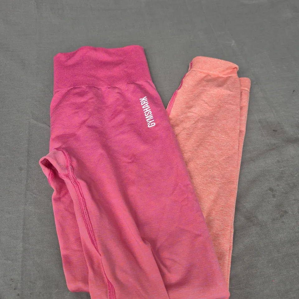 GYMSHARK LEGGINGS IN OMBRE MARL SIZE M