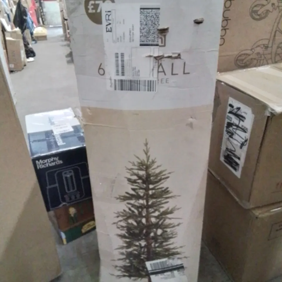 BOXED 6FT ALPINE CHRISTMAS TREE  RRP £70