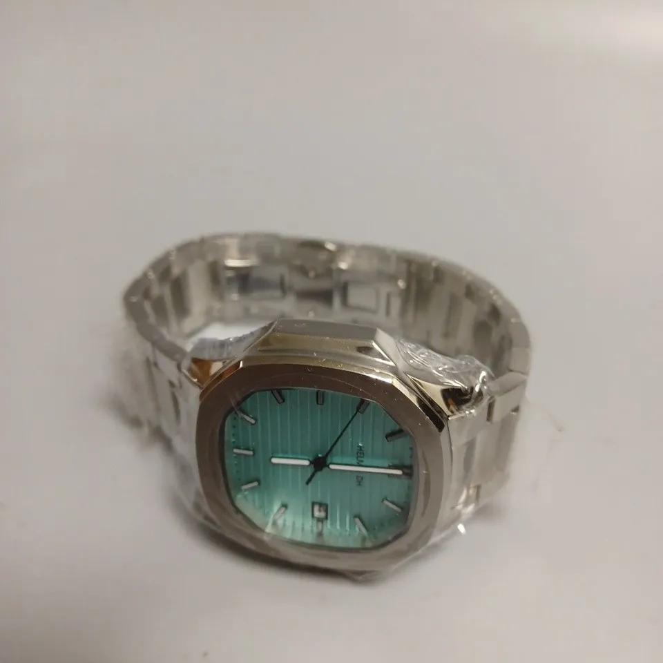 HELMA DH - STAINLESS STEEL STRAP - BLUE DIAL WATCH