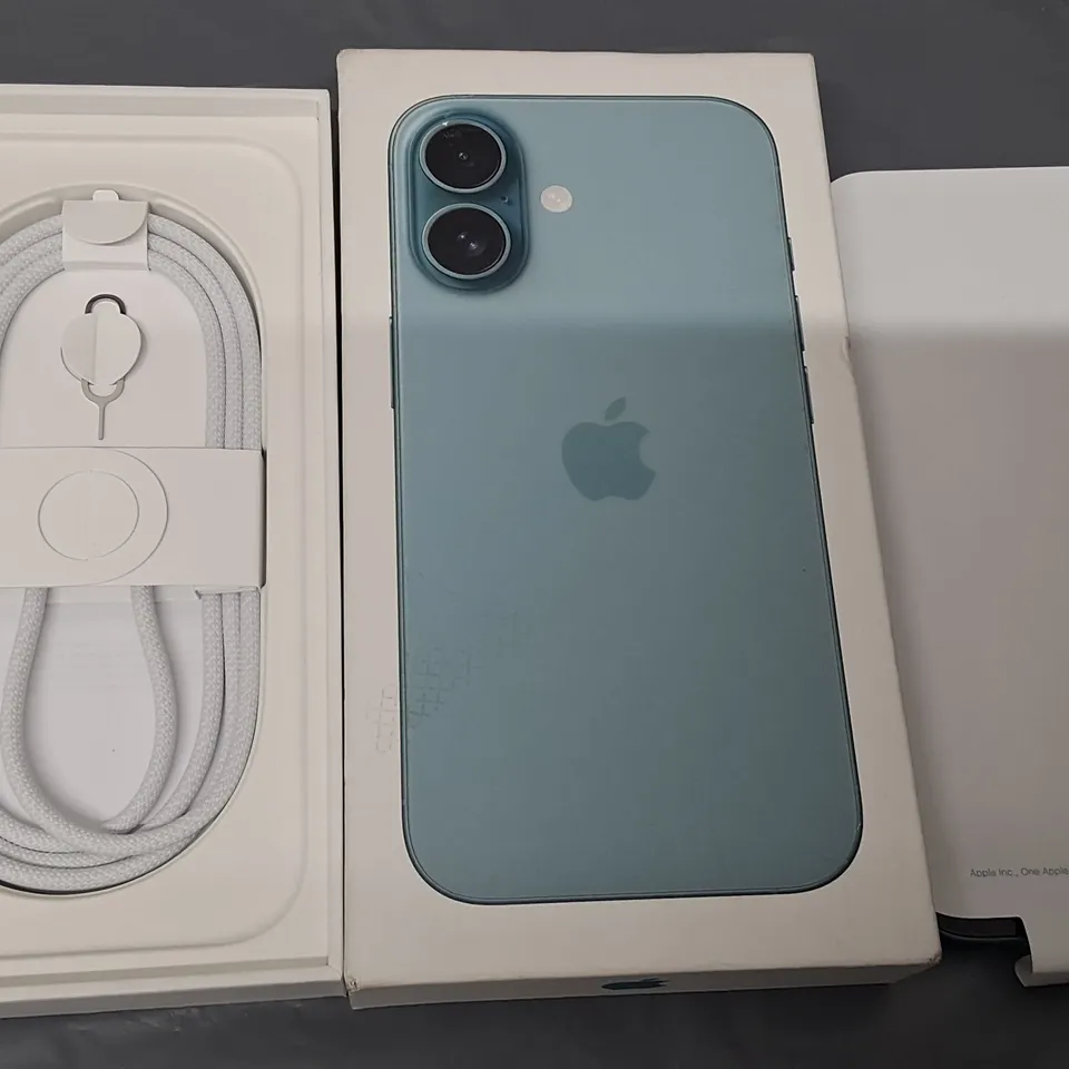 BOXED APPLE IPHONE 16 128GB IN TEAL