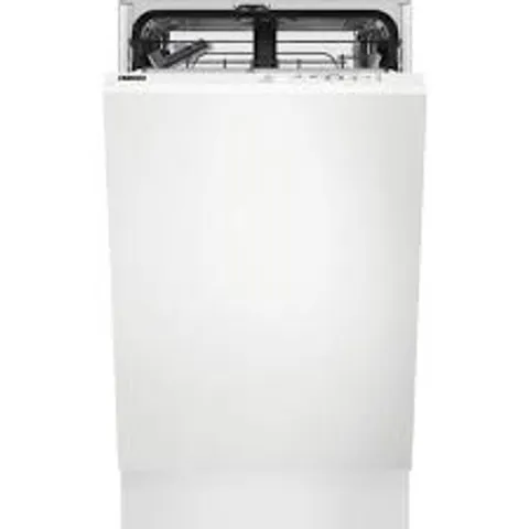 ZANUSSI FULLY INTEGRATED SLIMLINE DISHWASHER - WHITE CONTROL PANEL WITH SLIDING DOOR FIXING KIT - F RATED  Model ZSLN1211