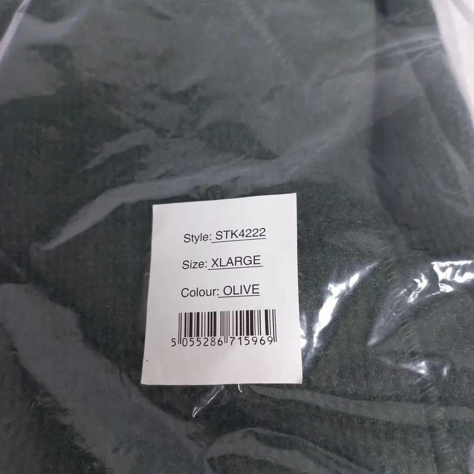 ARCTIC STORM WAFFLE ZIP JACKET OLIVE GREEN CLOTHING – UK XL (STK4222)
