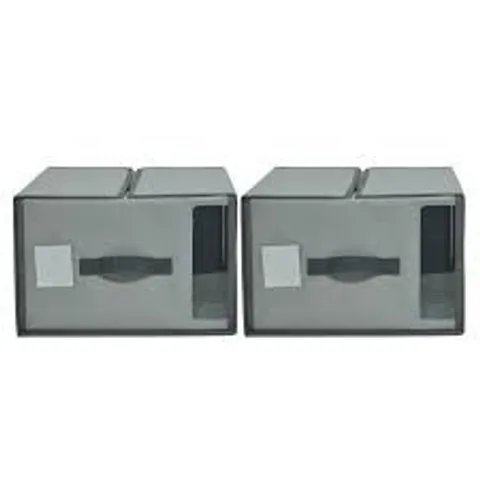 OUTLET ORGANIZED OPTIONS SET OF 2 STORAGE BOXES