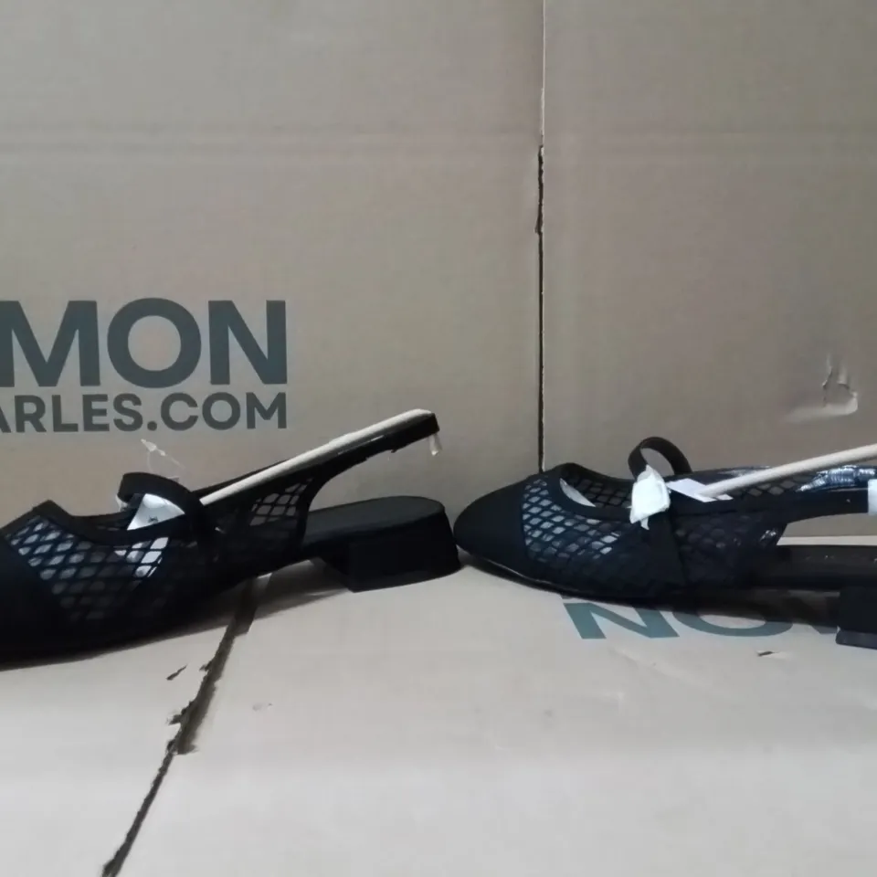 BOXED BRAND NEW APPROXIMATELY 9 SIMPLY BE JUPITER EXTRA WIDE SHOES BLACK SIZE 6