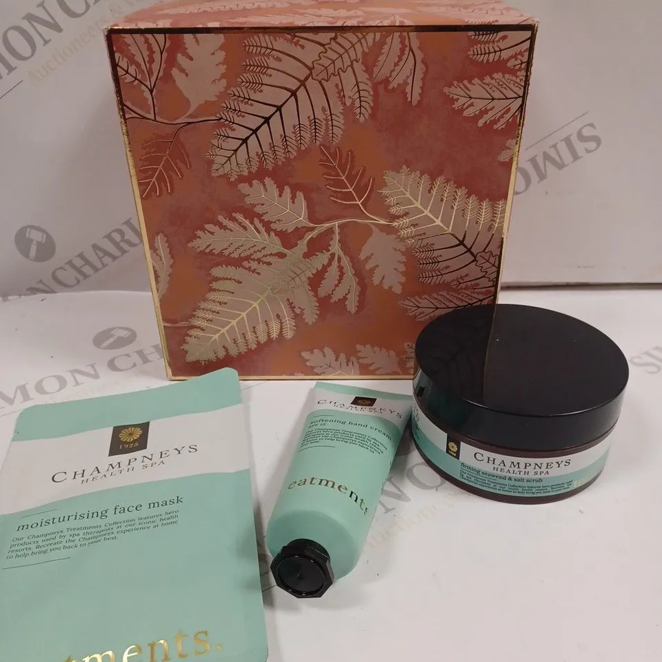 BOXED CHAMPNEYS HEALTH SPA TREATMENT GIFT SET 