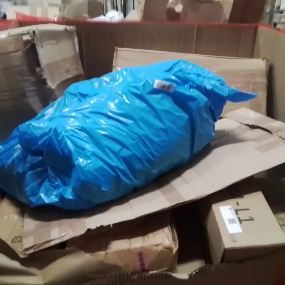 PALLET OF ASSORTED HOUSEHOLD GOODS AND PRODUCTS TO INCLUDE;RUG,INOFLEX SPRAY MACHINE,TOILET RAISER