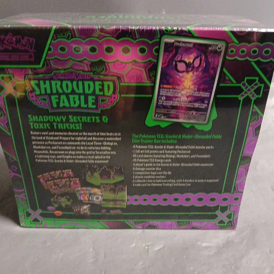 SEALED POKEMON SHROUDED FABLE ELITE TRAINERS BOX