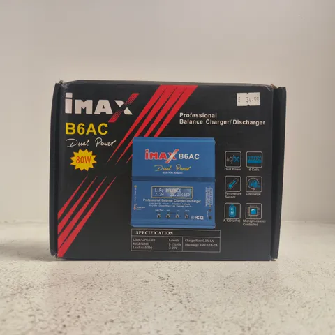 IMAX B6AC DUAL POWER BALANCE CHARGER/DISCHARGER – 80W BOXED