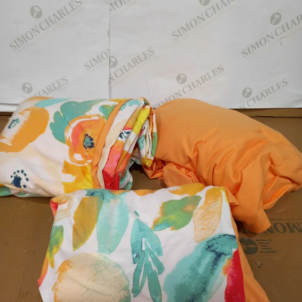 SKYLA DUVET SET PEACH DOUBLE