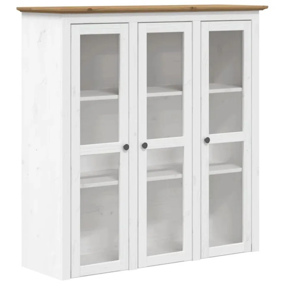 BOXED EVANOFF CABINET WITH GLASS DOORS (2 BOXES)