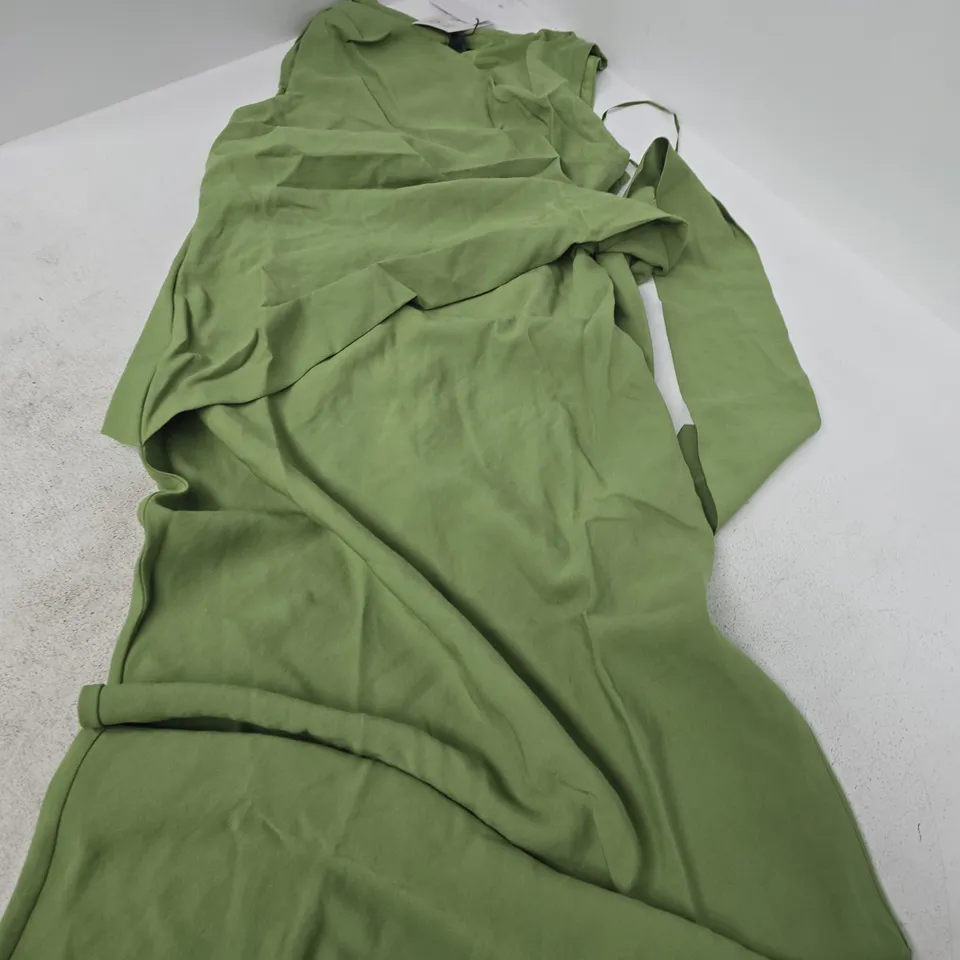 NOBODY'S CHILD GREEN DRESS, UK 10 (EU 38)