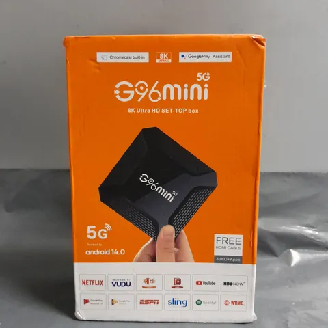 BOXED G96MINI 5G 8K ULTRA HD SET TOP BOX 