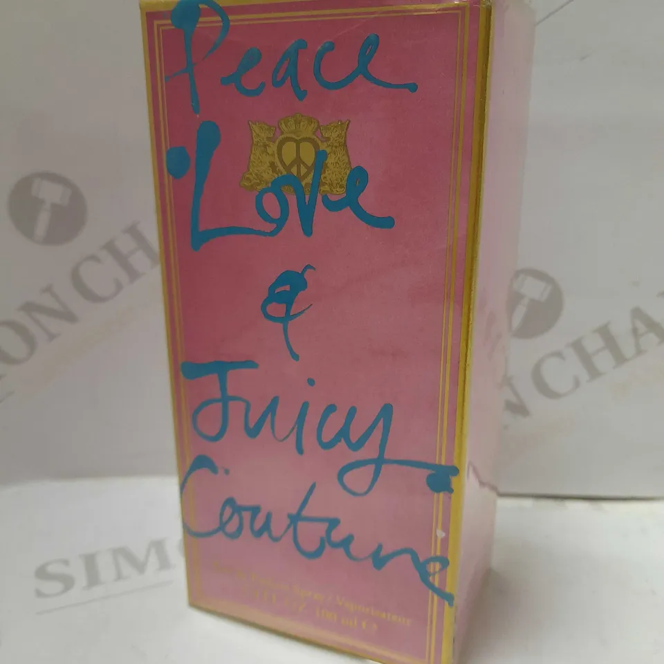 JUICY COUTURE PEACE LOVE & JUICY COUTURE EAU DE PARFUM 100ML 