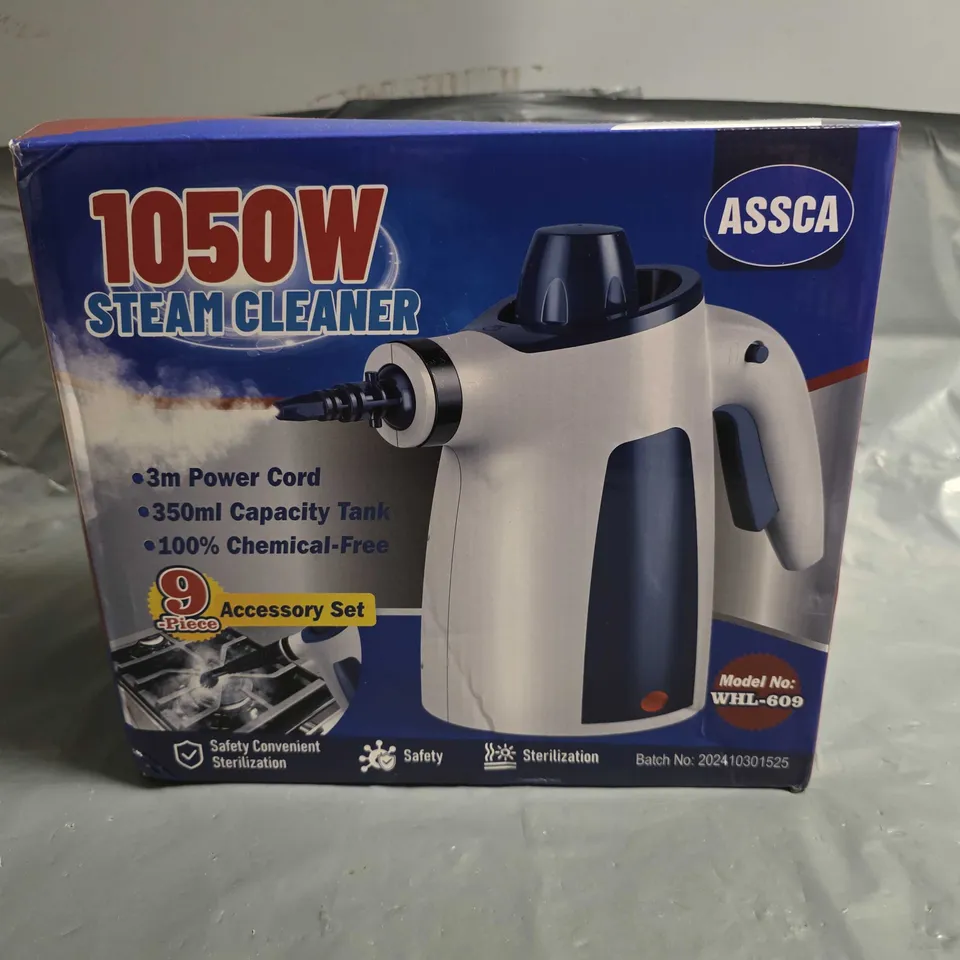 BOXED ASSCA 1050W STEAM CLEANER