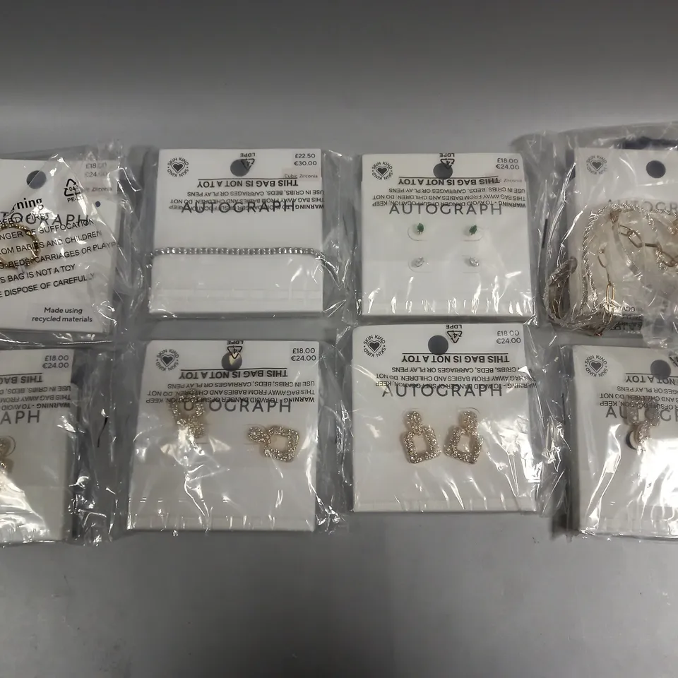 APPROXIMATELY 15 ASSORTED AUTOGRAPH JEWELLERY PRODUCTS IN VARIOUS DESIGNS	